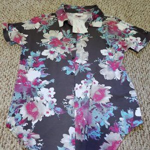 Lularoe floral charlie top-NWT